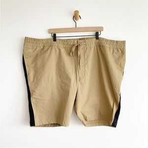 Good Counsel Men's Baylor Tuxedo Draw Cord Chino Shorts Beige Khaki 54W